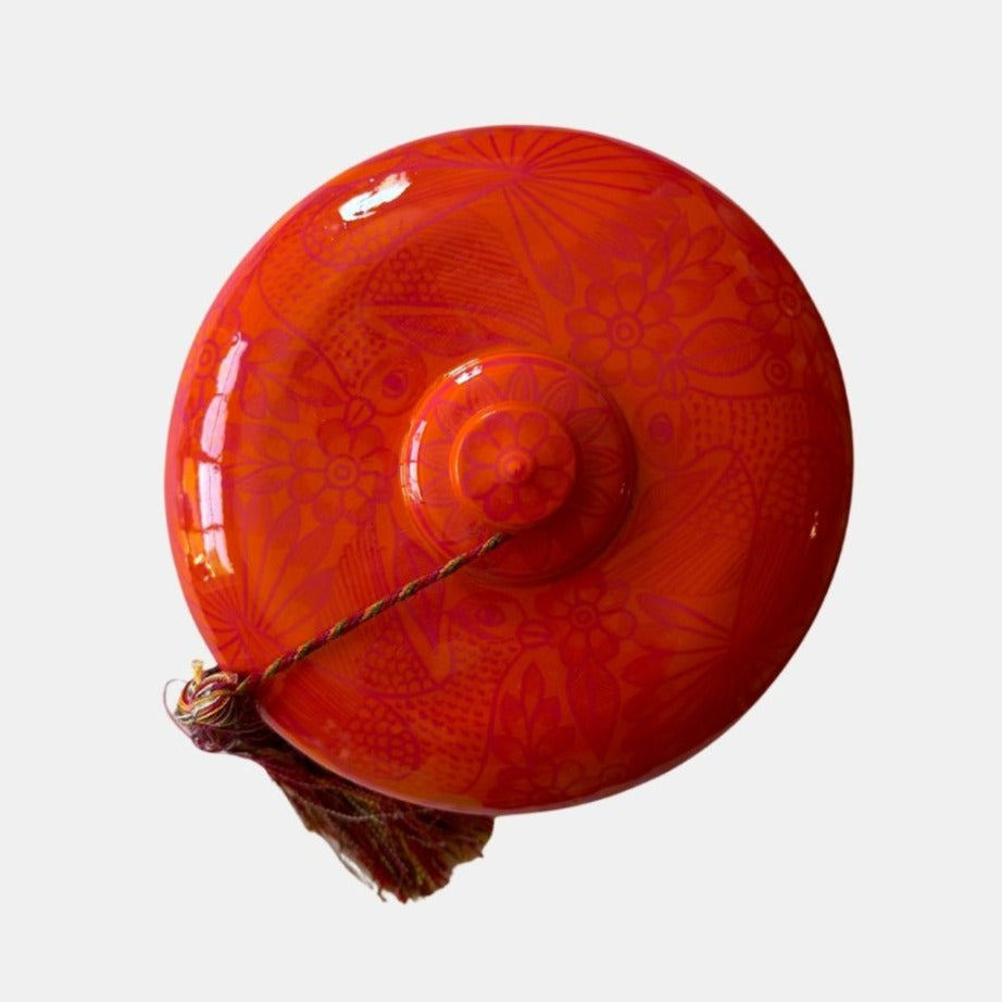 Orange - Pink Tortilla Warmer
